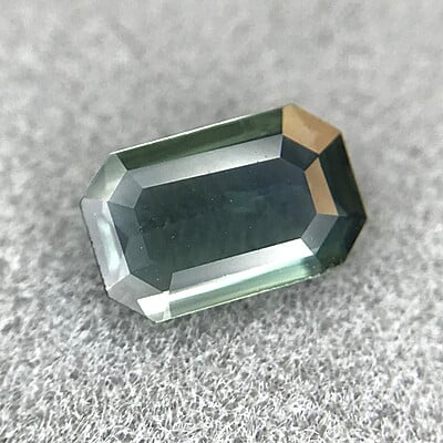 0.44ct Octagon Step Cut Sapphire