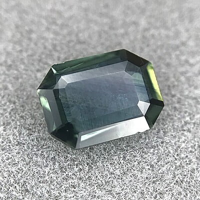 0.41ct Octagon Step Cut Sapphire