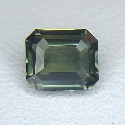 0.42ct Octagon Step Cut Sapphire