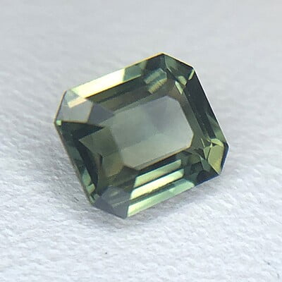 0.42ct Octagon Step Cut Sapphire