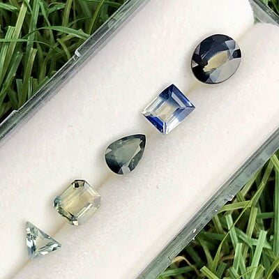 2.53tcw Varied Cut Sapphire Parcel (5pcs)