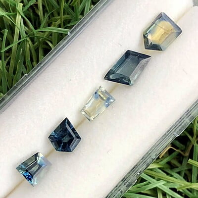 2.74tcw Varied Cut Sapphire Parcel (5pcs)