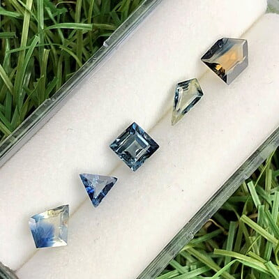 2.20tcw Varied Cut Sapphire Parcel (5pcs)