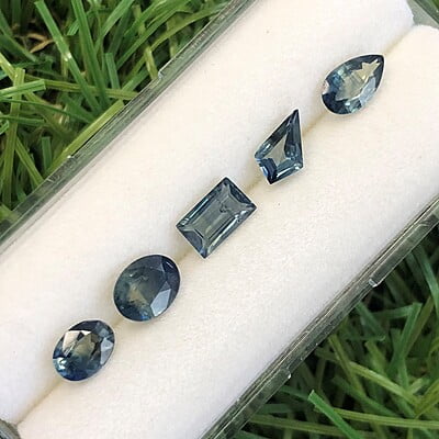 2.43tcw Varied Cut Sapphire Parcel (5pcs)