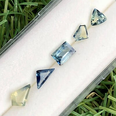 2.10tcw Varied Cut Sapphire Parcel (5pcs)