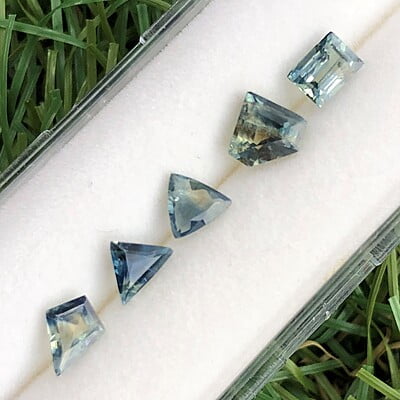 2.24tcw Varied Cut Sapphire Parcel (5pcs)