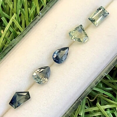 2.09tcw Varied Cut Sapphire Parcel (5pcs)