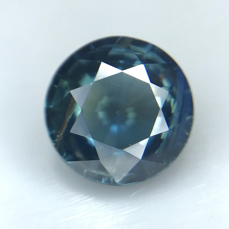 1.22ct Round Mixed Cut Sapphire