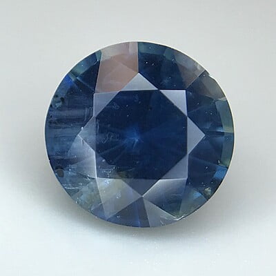 1.34ct Round Mixed Cut Sapphire