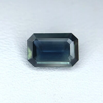 0.70ct Octagon Step Cut Sapphire