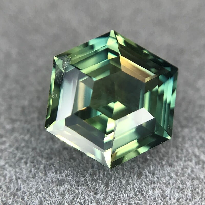 1.34ct Hexagon Step Cut Sapphire 1.34ct Hexagon Step Cut Sapphire