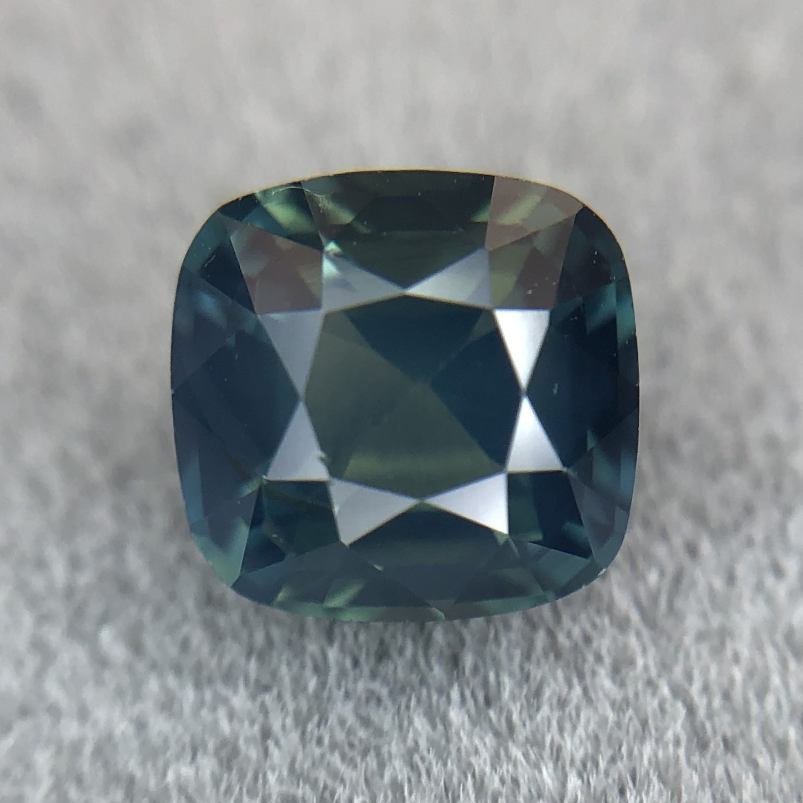 1.28ct Cushion Mixed Cut Sapphire