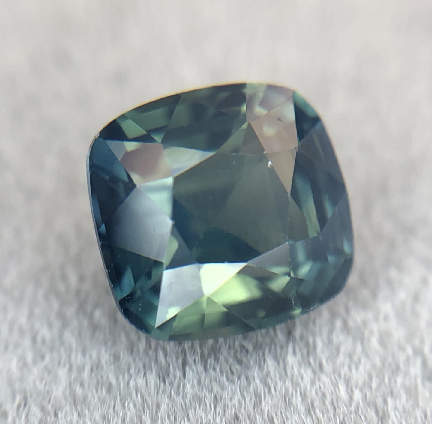 1.28ct Cushion Mixed Cut Sapphire