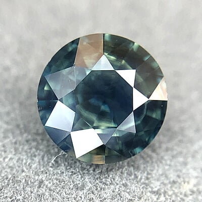 1.09ct Round Mixed Cut Sapphire