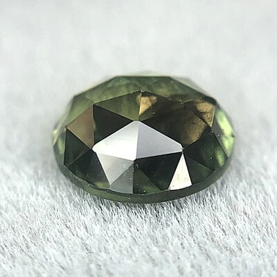 1.02ct Round Rose Cut Sapphire