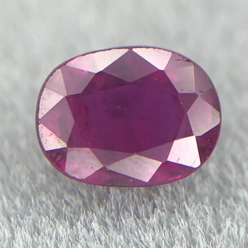 0.53ct Oval Mixed Cut Ruby 0.53ct Oval Mixed Cut Ruby