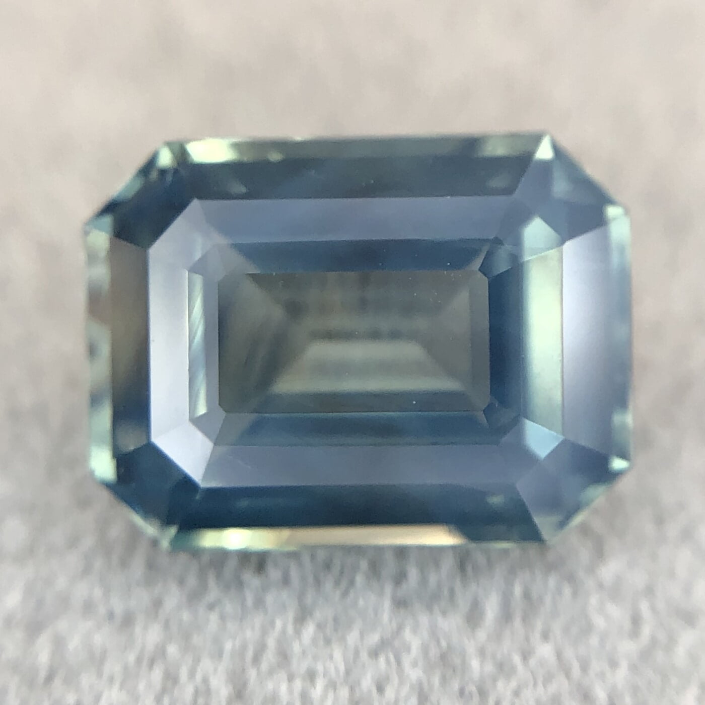 2.60ct Octagon Step Cut Sapphire