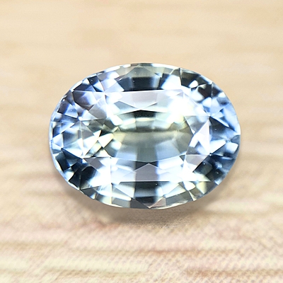 1.34ct Oval Mixed Cut Sapphire