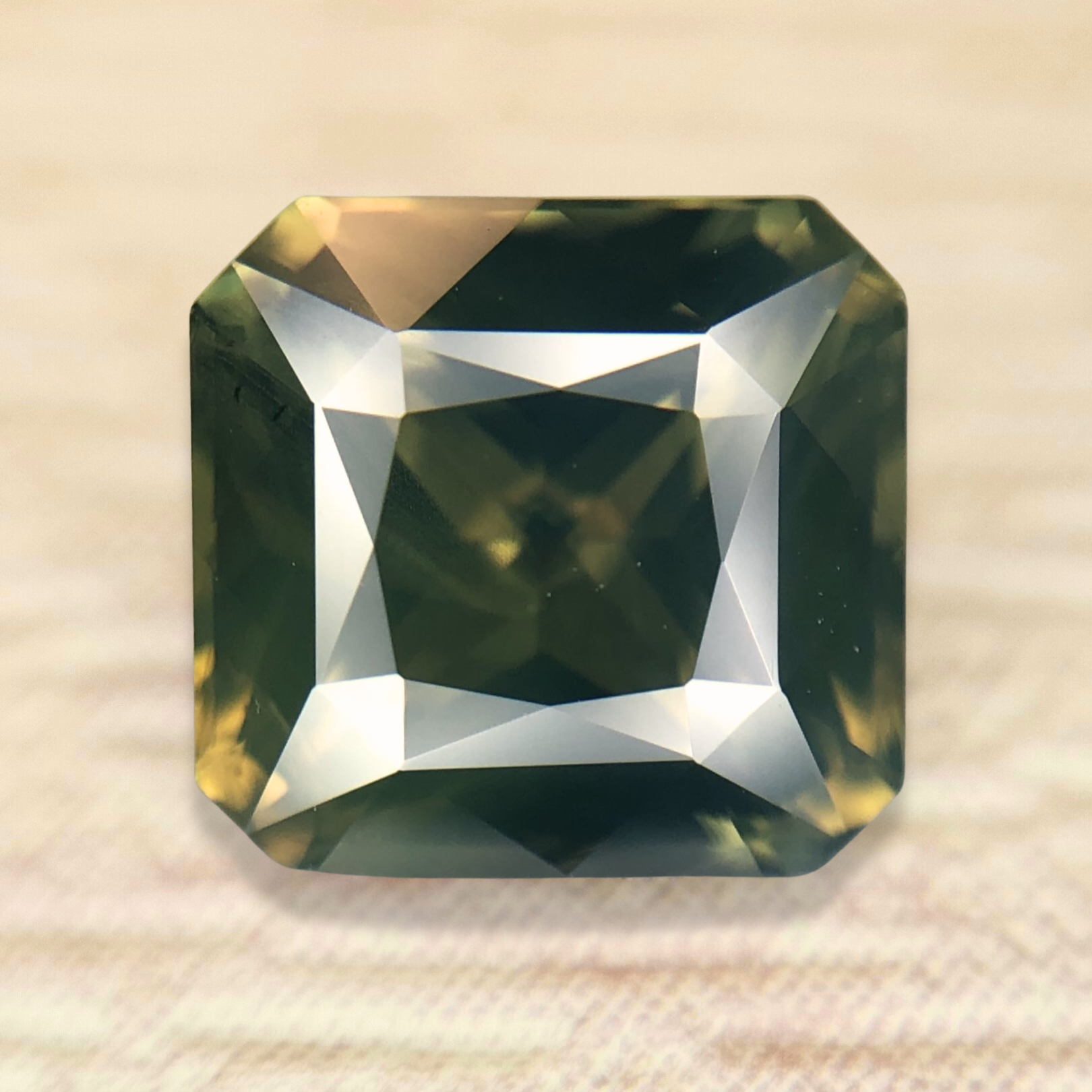 3.58ct Radiant Brilliant Cut Sapphire
