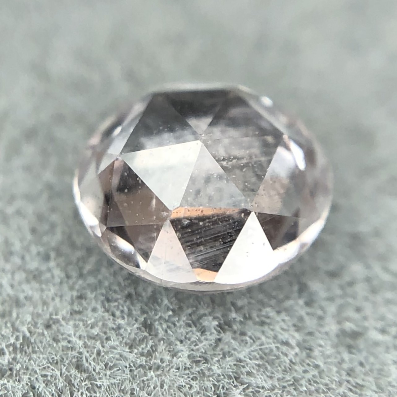 0.52ct Round Rose Cut Sapphire