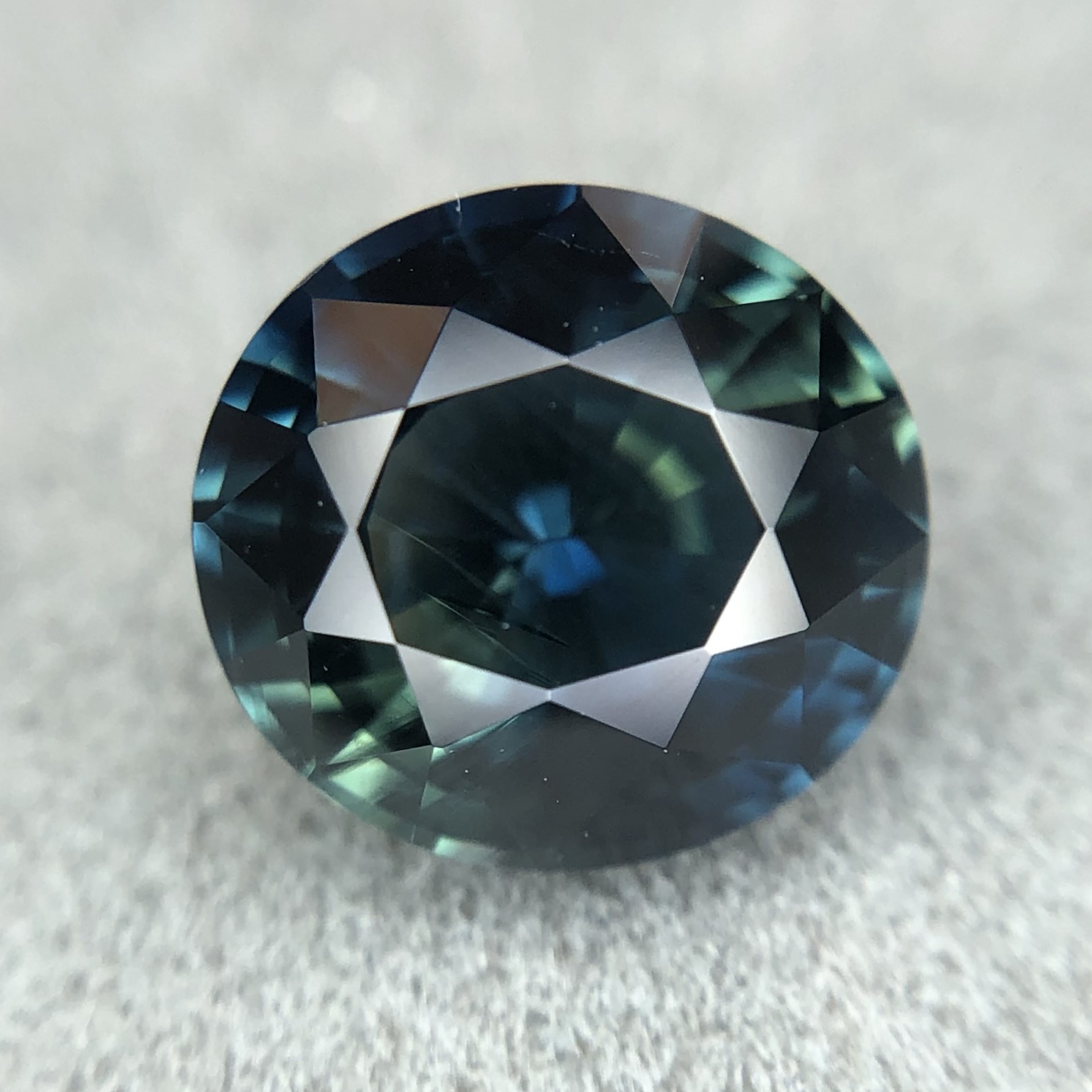 2.10ct Oval Mixed Cut Sapphire
