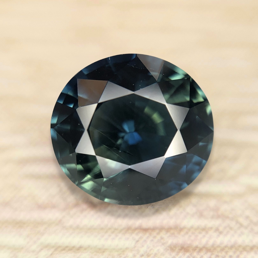 2.10ct Oval Mixed Cut Sapphire