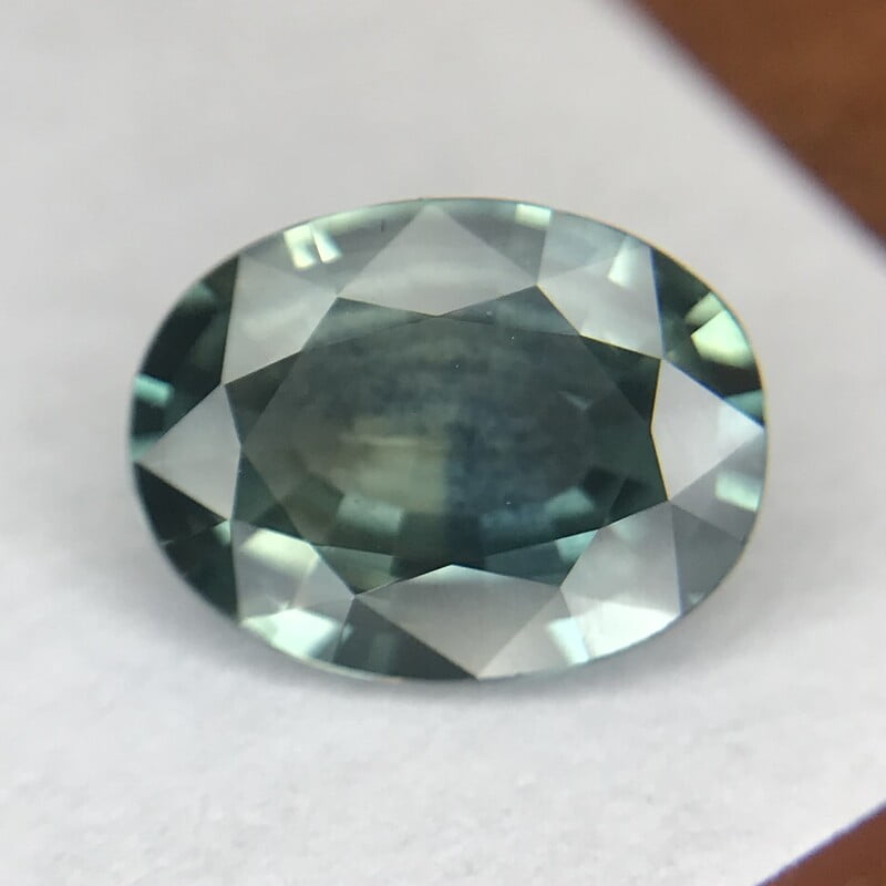 1.22ct Oval Mixed Cut Sapphire 1.22ct Oval Mixed Cut Sapphire