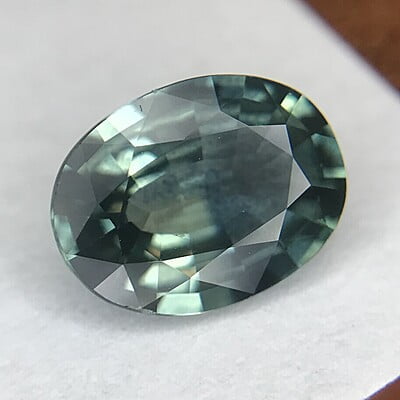 1.22ct Oval Mixed Cut Sapphire 1.22ct Oval Mixed Cut Sapphire