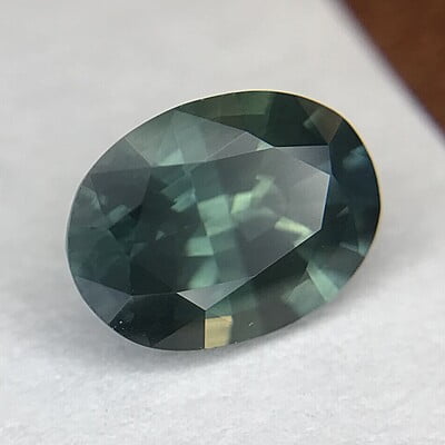 1.50ct Oval Mixed Cut Sapphire
