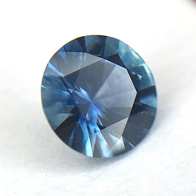 0.71ct Round Brilliant Cut Sapphire pair 0.71ct Round Brilliant Cut Sapphire pair