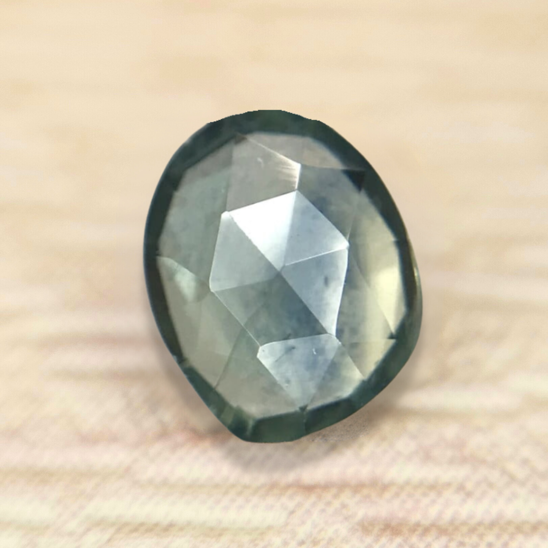 1.02ct Free Form Rose Cut Sapphire