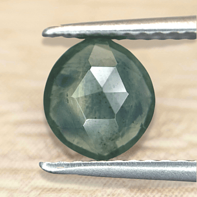 1.37ct Free Form Rose Cut Sapphire