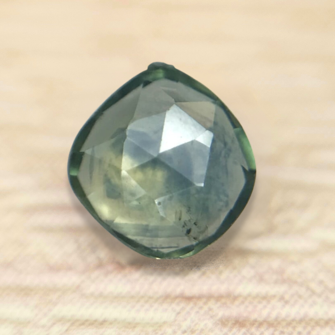 0.76ct Free Form Rose Cut Sapphire