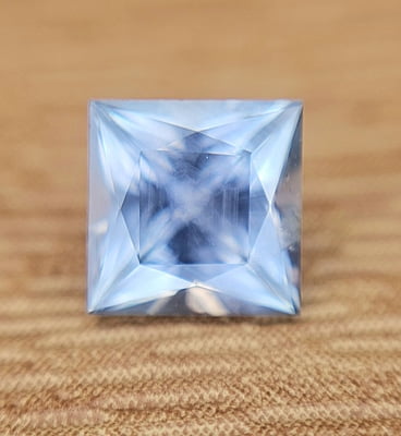 1.03ct Princess Brilliant Cut Sapphire