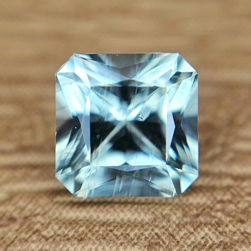 0.81ct Radiant Brilliant Cut Sapphire