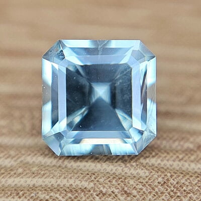 0.66ct Radiant Brilliant Cut Sapphire