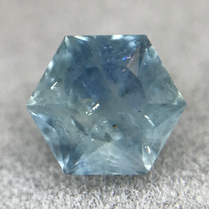 1.78ct Hexagon Step Cut Sapphire