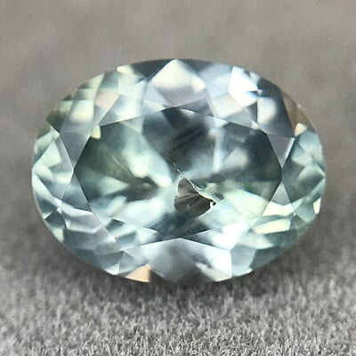 1.39ct Oval Mixed Cut Sapphire