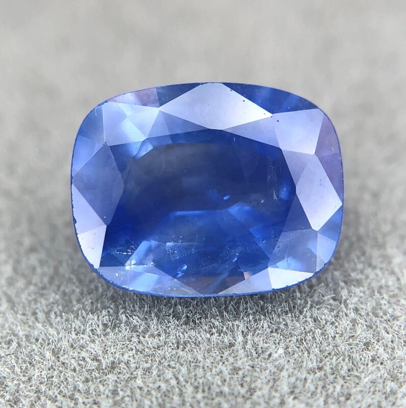 1.44ct Cushion Mixed Cut Sapphire