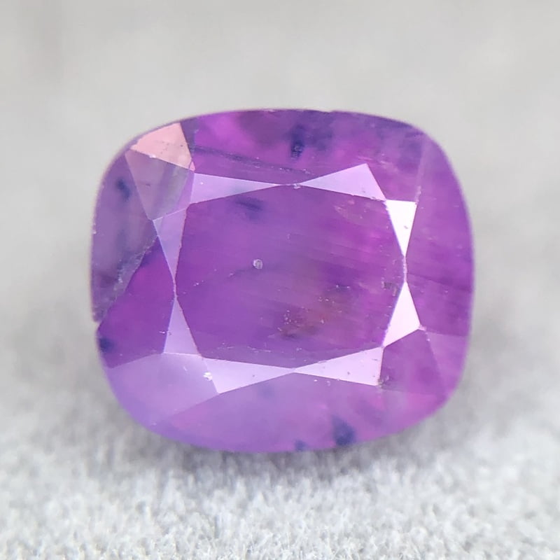 2.12ct Cushion Mixed Cut Sapphire