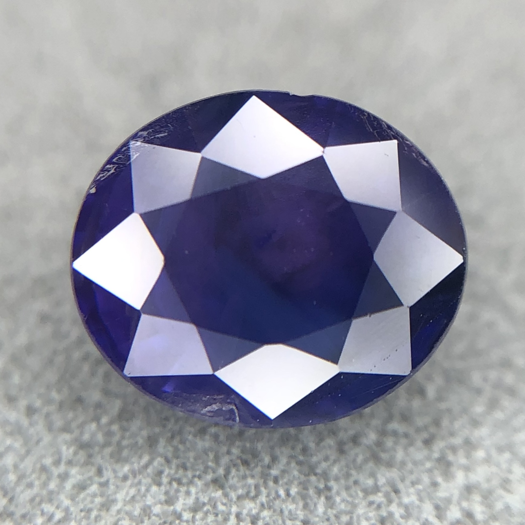 1.59ct Oval Mixed Cut Sapphire