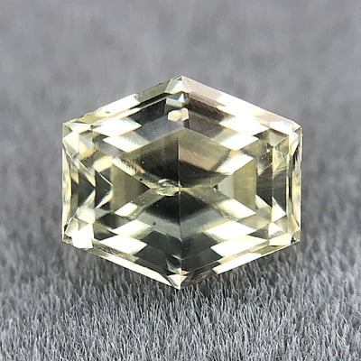 1.12ct Hexagon Step Cut Sapphire