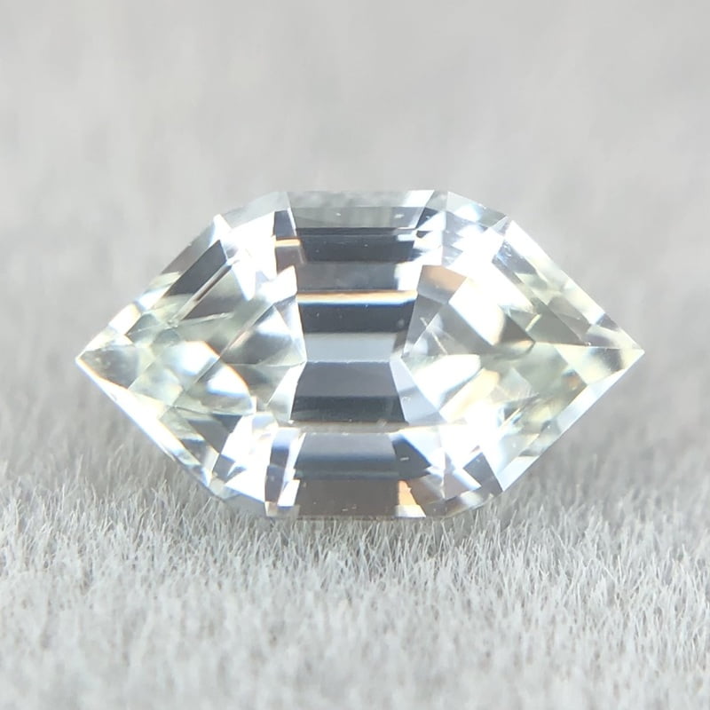 0.63ct Hexagon Step Cut Sapphire