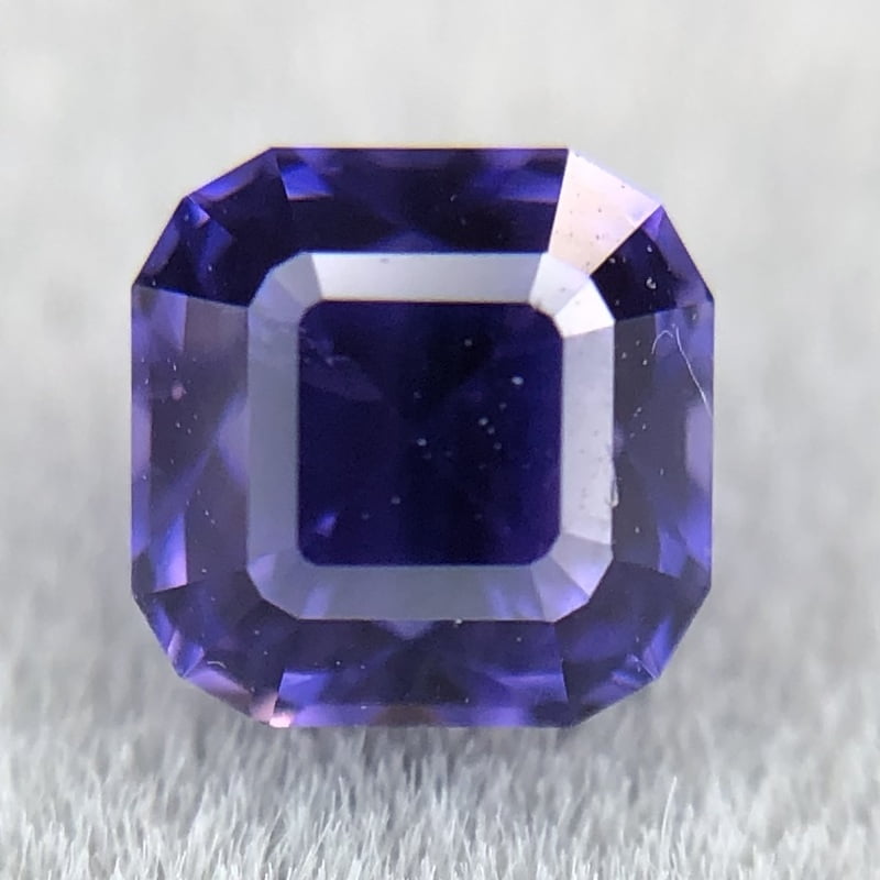 0.67ct Octagon Step Cut Sapphire