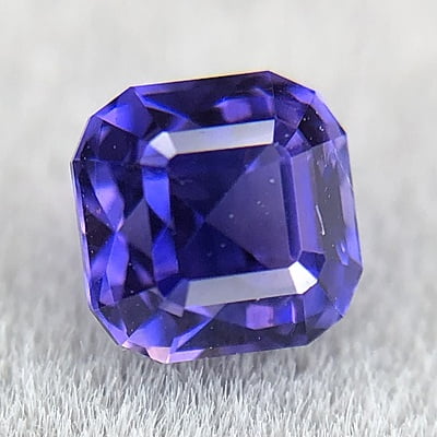 0.67ct Octagon Step Cut Sapphire