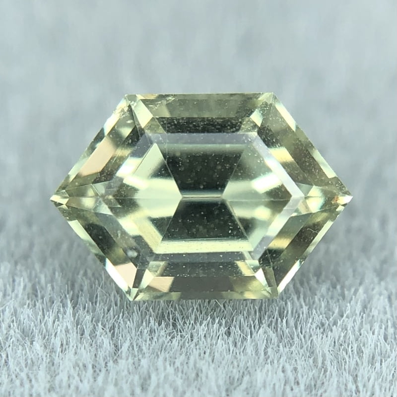 0.55ct Hexagon Step Cut Sapphire