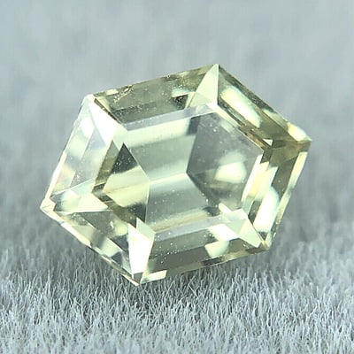 0.55ct Hexagon Step Cut Sapphire