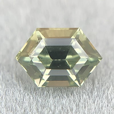 0.51ct Hexagon Step Cut Sapphire