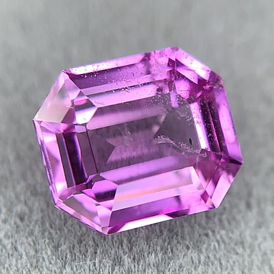 1.56ct Octagon Step Cut Sapphire