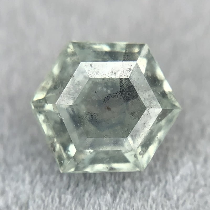 0.74ct Hexagon Step Cut Sapphire